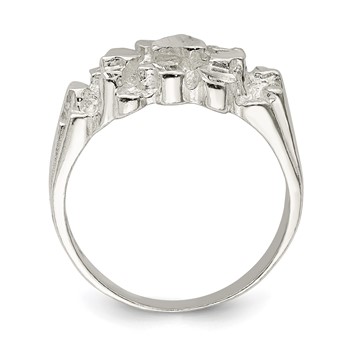 Sterling Silver Men's Nugget Ring — alternate view