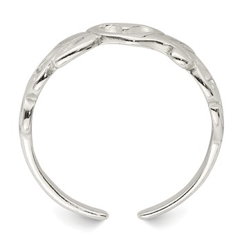 Sterling Silver Toe Ring — alternate view