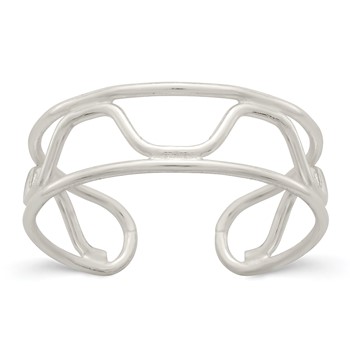 Sterling Silver Wave Toe Ring