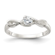 Image of Sterling Silver CZ Ring