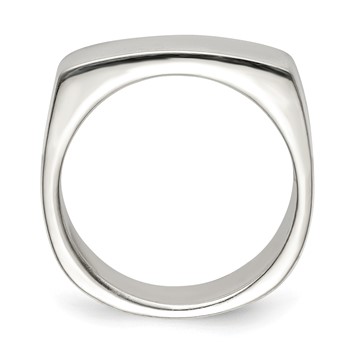 Sterling Silver Signet Ring — alternate view