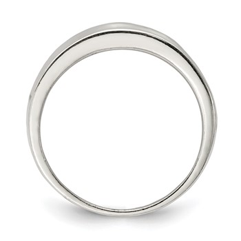 Sterling Silver Polished Fancy Ring — alternate view