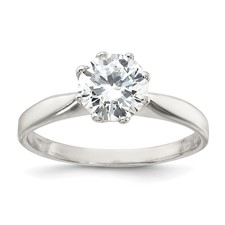 Image of Sterling Silver Polished CZ Ring