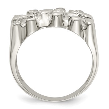 Sterling Silver Woman's Nugget Ring — alternate view