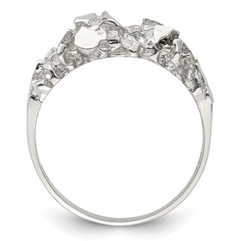 Sterling Silver Men's Nugget Ring — alternate view