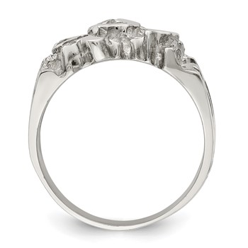 Sterling Silver Men's Nugget Ring — alternate view