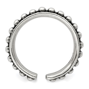 Sterling Silver Toe Ring — alternate view