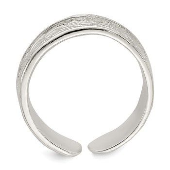 Sterling Silver Toe Ring — alternate view