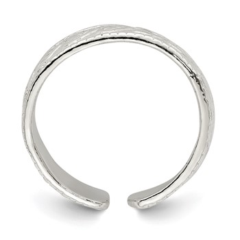 Sterling Silver Toe Ring — alternate view