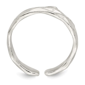 Sterling Silver Toe Ring — alternate view