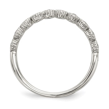 Sterling Silver CZ Ring — alternate view