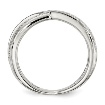 Sterling Silver Diamond Accent Ring — alternate view