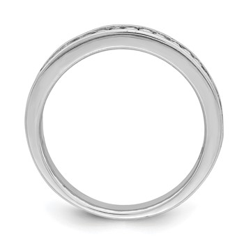 Sterling Silver Rhodium Plated CZ Ring — alternate view