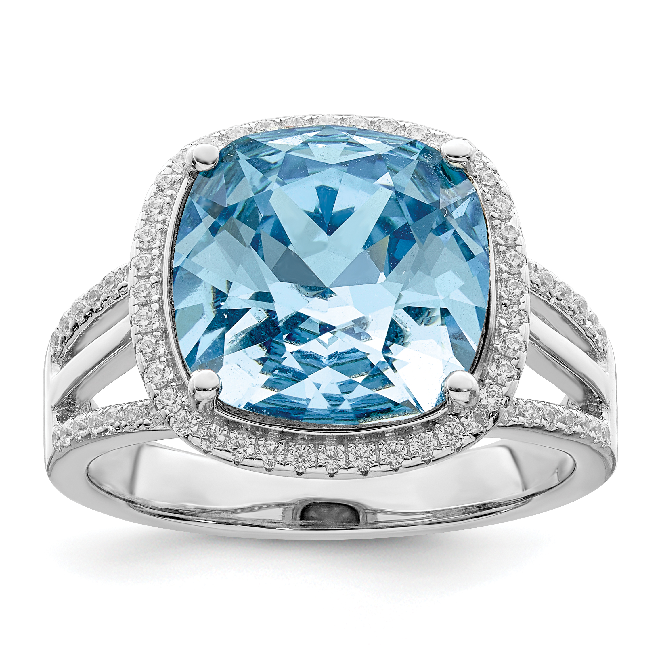 Swarovski-Crystal-Birthstone-Ring-Aquamarine-Silver-Solita… | Flickr