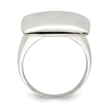 Sterling Silver Solid Ring — alternate view