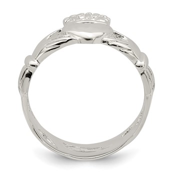 Sterling Silver Claddagh Ring — alternate view