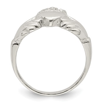 Sterling Silver Claddagh Ring — alternate view