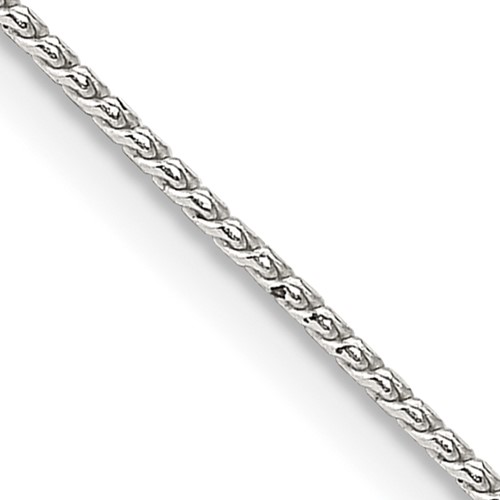 Sterling Silver .95mm Round Franco Chain