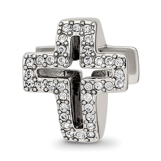 18K Gold Cross Beads, Cross Spacer Beads, Silver Cross Beads, Sterling  Silver Bead, DIY Accessories, Jewelry Supplies