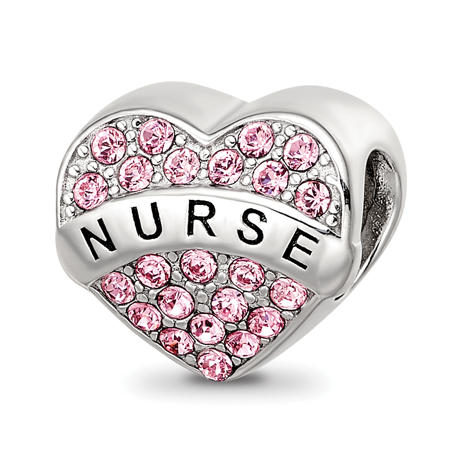 Nurse charm deals bracelet swarovski