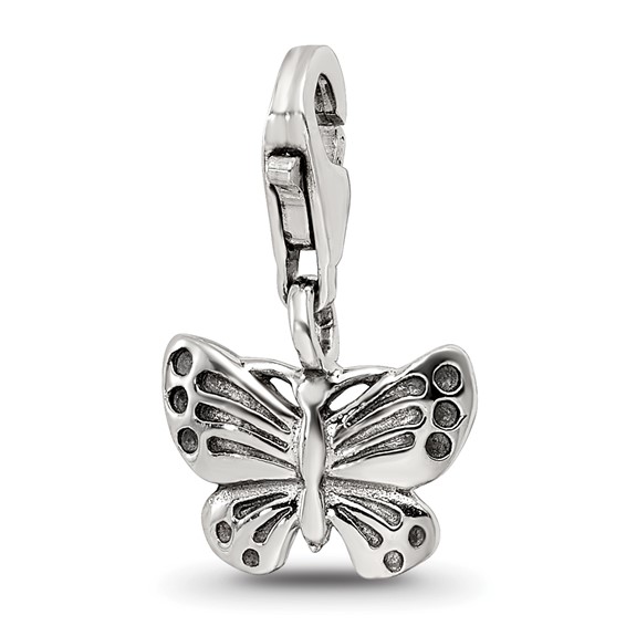 Sterling Silver Reflections Butterfly Click-on for Bead - Quality Gold