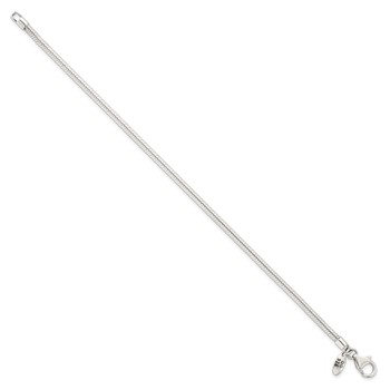 Sterling Silver Reflections Lobster Clasp Bead Bracelet — alternate view