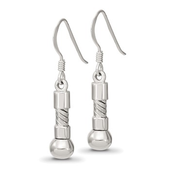 Sterling Silver Reflections Short Earring — alternate view