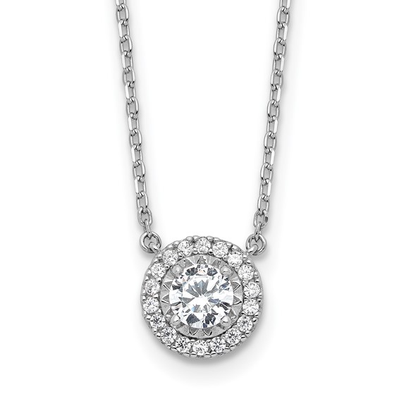 STERLING SILVER SNOWFLAKE CHARM PENDANT WITH CUBIC ZIRCONIAS - Howard's  Jewelry Center