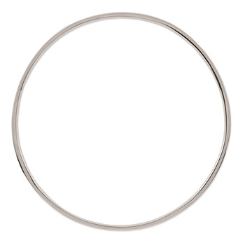 Sterling Silver Stackable Expressions Brown Slip-On Enamel Bangle — alternate view