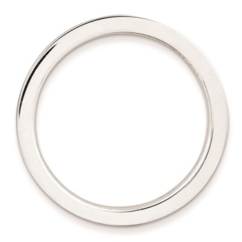 Sterling Silver Stackable Expressions Brown Enameled 1.5mm Ring — alternate view