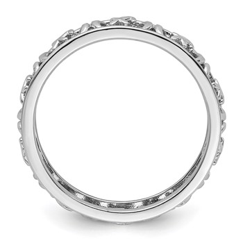 Sterling Silver Stackable Expressions Sagittarius Zodiac Ring — alternate view