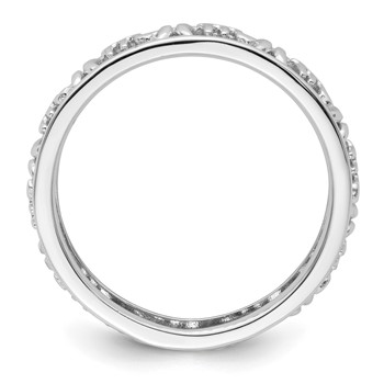Sterling Silver Stackable Expressions Scorpio Zodiac Ring — alternate view