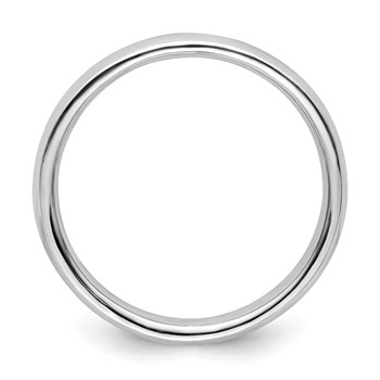 Sterling Silver Stackable Expressions Rhodium Polished Ring — alternate view