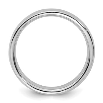 Sterling Silver Stackable Expressions Rhodium Polished Ring — alternate view