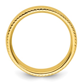 Sterling Silver Stackable Expressions Gold-plated Ring — alternate view