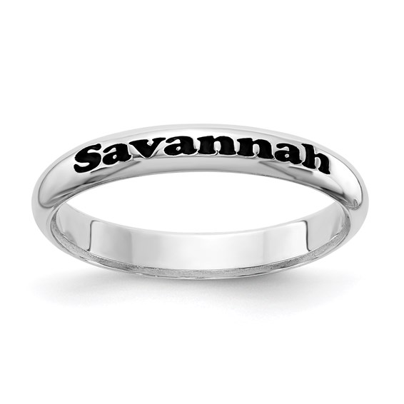 Stackable Expressions Personalized Paw Print Ring Stackable Expressions Personalized Paw Print Ring