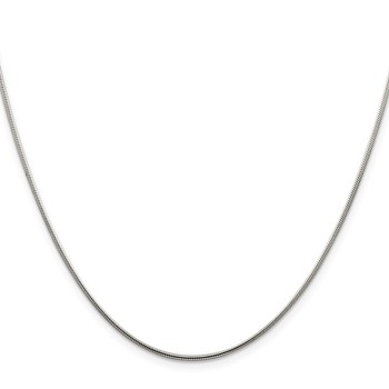 Sterling Silver 1.25mm Snake Chain — alternate view