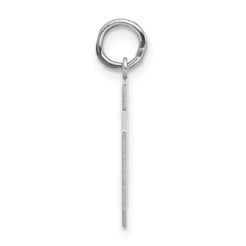 Sterling Silver Small Polished Number 05 W/Top Charm — alternate view