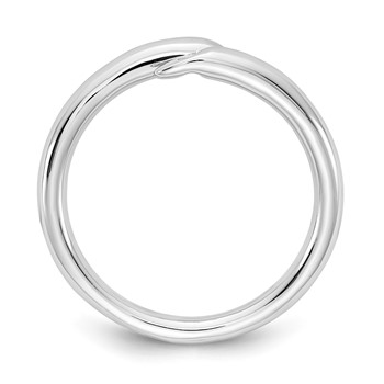 White Ice Sterling Silver Rhodium-plated Diamond Ring — alternate view