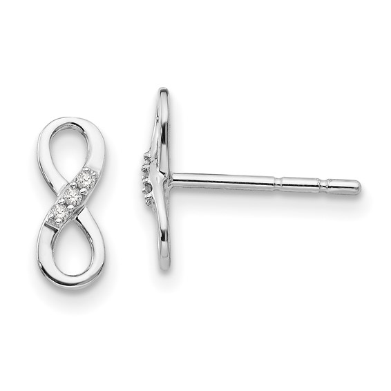 Earring Post w/ 4MM Ball & Closed Ring, Imitation Rhodium (36 Pieces)