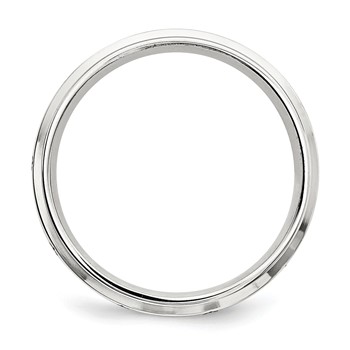 SS 7mm Enamel Fancy Band Size 10 — alternate view