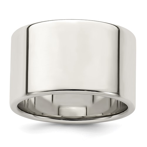 Sterling Silver 12mm Flat Size 4 Band