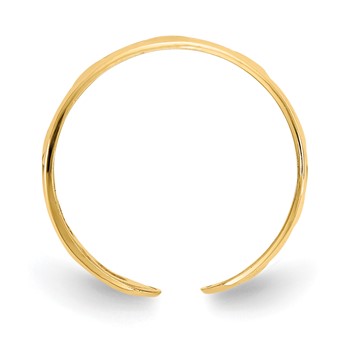 14k Heart Toe Ring — alternate view