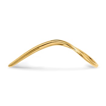 14k Polished Chevron Shaped Ring — alternate view