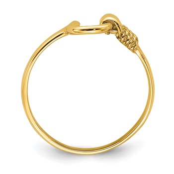 14K Horseshoe Ring — alternate view