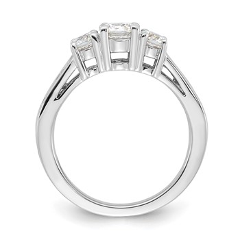 Sterling Silver Rhodium-plated Diamonore Ring — alternate view