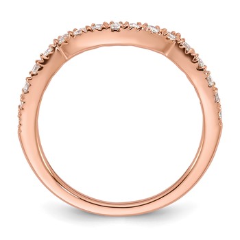 14kr Diamond Wedding Band — alternate view