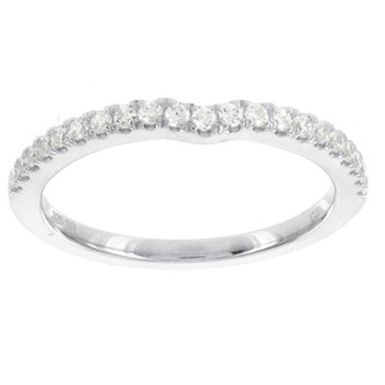 14K White Gold Band 7 - .015 RD, 14- .012 RD - Mel:F43 (AA)