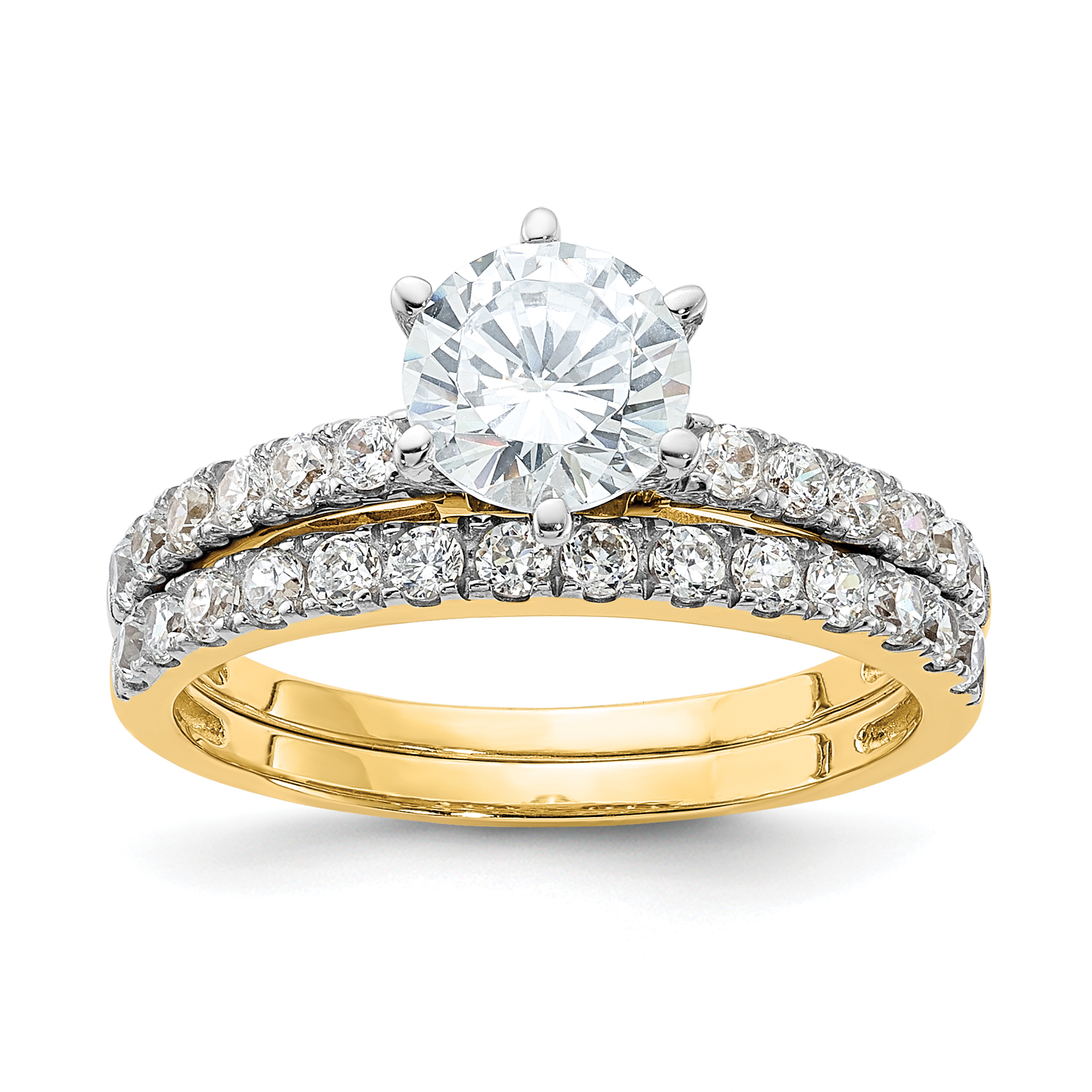 10K CZ Bridal Set