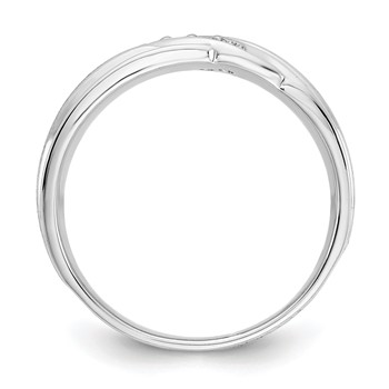 10k White Gold Diamond Ring — alternate view